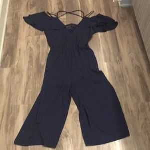 Gianna Bini Mid length Navy Jumpsuit